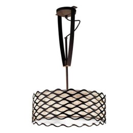 Lámpara Colgante ALSACIA Marrón Óxido-Beige