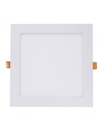 Empotrable techo GIA Square Recessed IP23 LED SMD 18W 1535lm CRI80 3000K Blanco INDELUZ 599B-L3118A-01