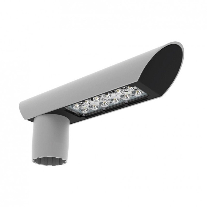 Luminaria para poste ARYA IP66 LED SMD 36W 4800lm CRI80 2700K 170mm Aluminio anodizado CRISTHER 673A-L3036A-39