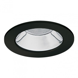 Empotrable techo SILVER Fixed Round IP30 GU5.3 50W Negro INDELUZ 737A-G23X1D-02
