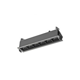 Empotrable techo SIGMA LED SMD 6W 772lm CRI90 2700K 48º Gris INDELUZ 809C-L3806B-03