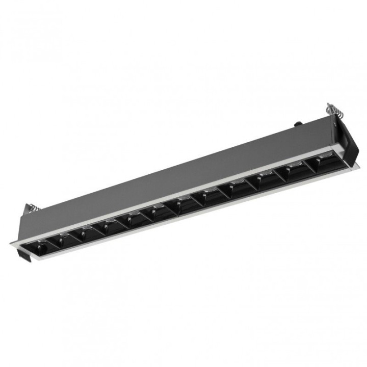 Empotrable techo SIGMA Dali LED SMD 25W 3088lm CRI90 2700K 48º Gris INDELUZ 809E-L38RDB-03