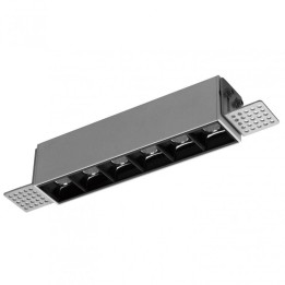 Trimless techo SIGMA CASAMBI LED SMD 25W 3088lm CRI90 2700K 48º Gris INDELUZ 809H-L3825B4M-03