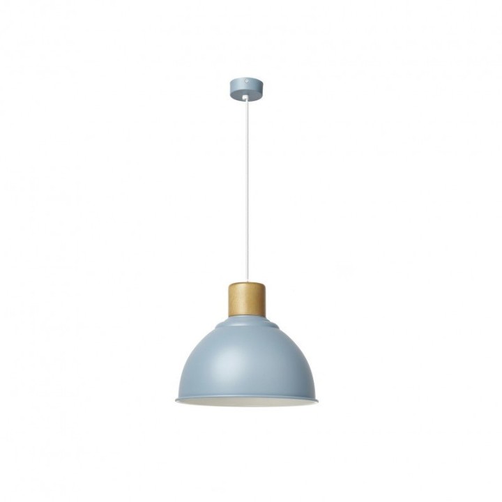Suspensión VALAN E27 60W Azul Claro EXO 844A-G05X1A-BL