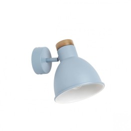 Aplique tilt VALAN E27 60W Azul Claro EXO 846B-G05X1A-BL