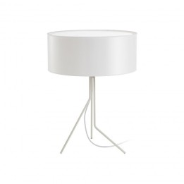 Sobremesa DIAGONAL Large E27 13W Blanco Blanco sintético EXO 855B-G05X1A-01-SA