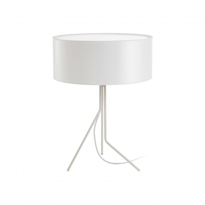 Sobremesa DIAGONAL Large E27 13W Blanco Blanco sintético EXO 855B-G05X1A-01-SA