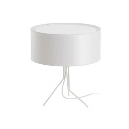 Sobremesa DIAGONAL Small E27 13W Blanco Blanco sintético EXO 855C-G05X1A-01-SA