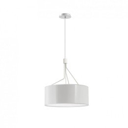Suspensión DIAGONAL E27 3x13W Blanco Blanco sintético EXO 855D-G05X1A-01-SA