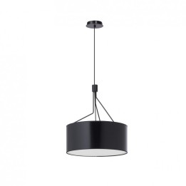 Suspensión DIAGONAL 3x13W Negro Negro sintético EXO 855D-G05X1A-02-SB