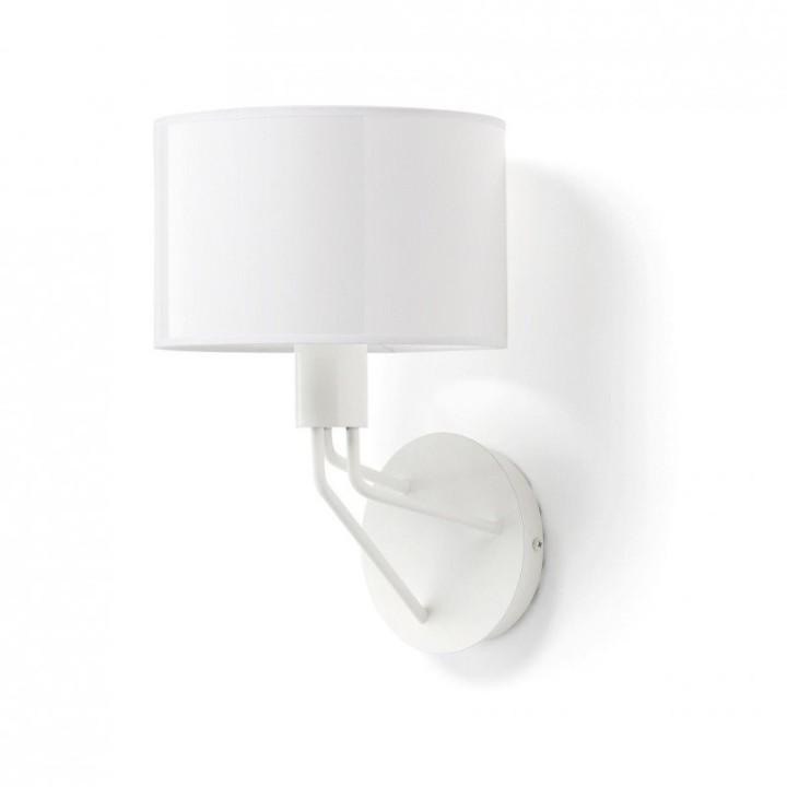 Aplique DIAGONAL E27 13W Blanco Blanco sintético EXO 855E-G05X1A-01-SA