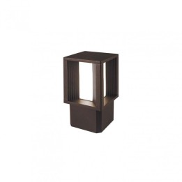 Baliza AURA IP65 LED SMD 14W 1840lm CRI80 4000K 120º 260mm Marrón óxido CRISTHER 932C-L3314B-90
