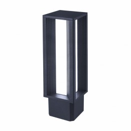 Baliza AURA IP65 LED SMD 25W 3680lm CRI80 4000K 120º 400mm Negro CRISTHER 932D-L3325B-02