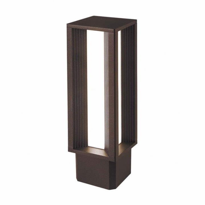 Baliza AURA IP65 LED SMD 25W 3680lm CRI80 4000K 120º 400mm Marrón óxido CRISTHER 932D-L3325B-90
