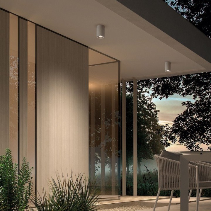 Adosado STONE IP65 GU10 12W Concrete natural CRISTHER 965D-G21X1A-NN