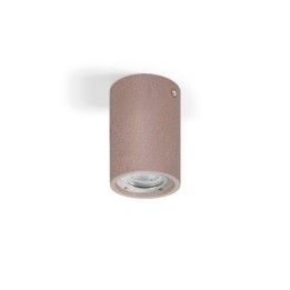 Adosado STONE IP65 GU10 12W Concrete rojo CRISTHER 965D-G21X1A-NR