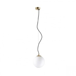 Suspensión OXY E27 60W ⌀350mm Cristal opalizado Oro EXO 984D-G05X1A-47-27