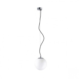 Suspensión OXY E27 60W ⌀400mm Cristal opalizado Cromo EXO 984E-G05X1A-32-27