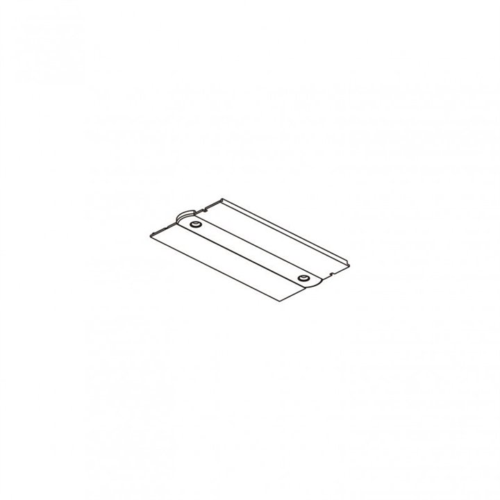 Tapa lineal carril empotrado TRACK Negro INDELUZ A61H-786-02