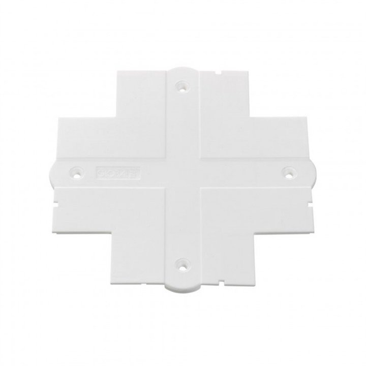 Tapa cruz carril empotrado TRACK Blanco INDELUZ A61J-786-01