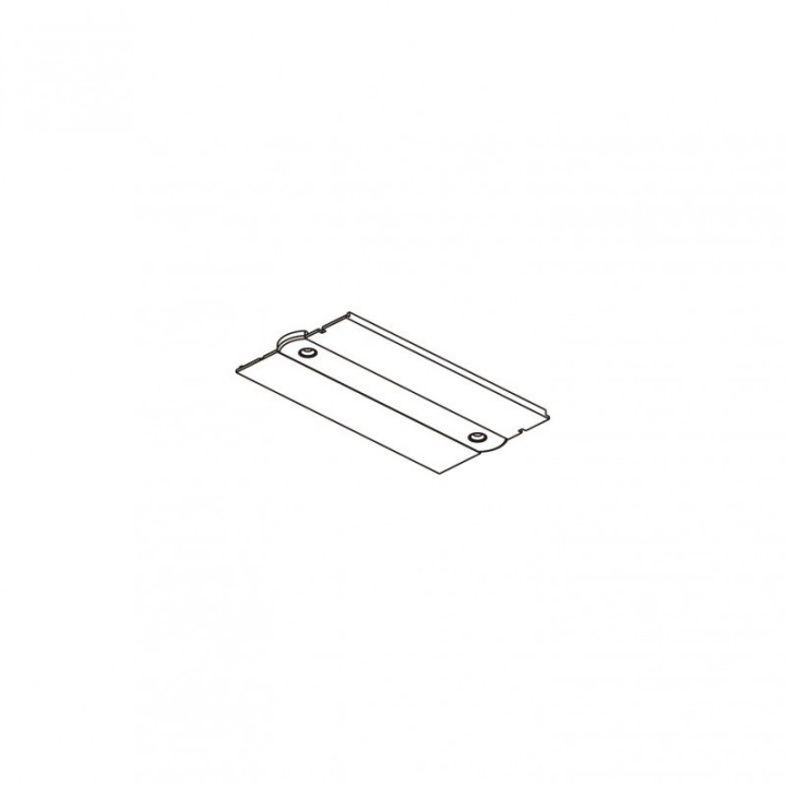 Tapa lineal carril emp. DALI TRACK Negro INDELUZ A61K-786-02