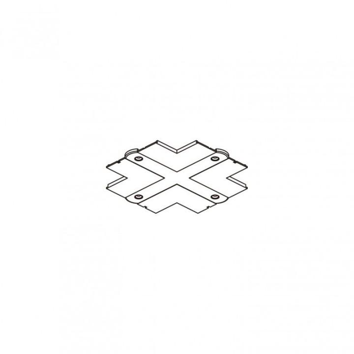 Tapa cruz carril emp. DALI TRACK Blanco INDELUZ A61L-786-01
