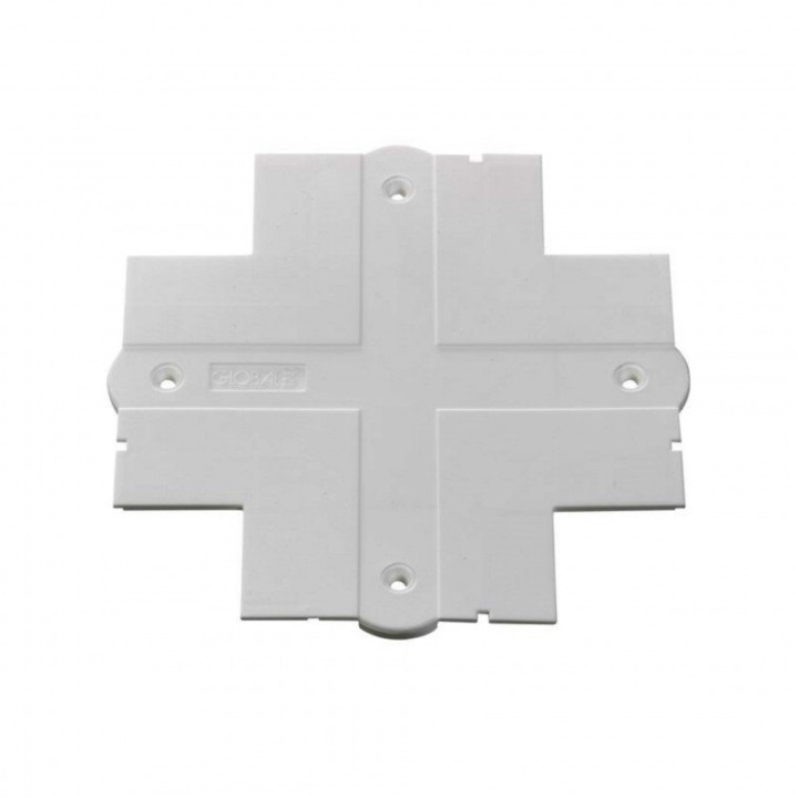 Tapa cruz carril emp. DALI TRACK Gris INDELUZ A61L-786-03