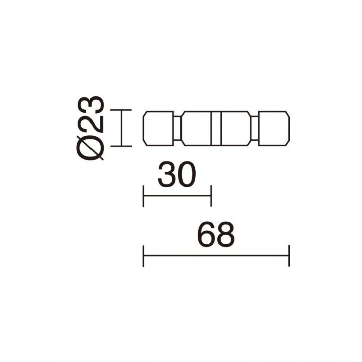 Doble conector hasta Ø12mm CONECTORES Negro NX Lighting B03H-X33X2A-02