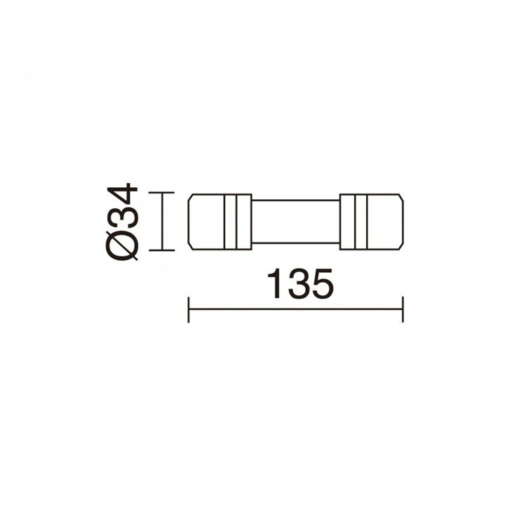 Doble conector hasta Ø13,5mm CONECTORES Negro NX Lighting B03I-X33X2A-02