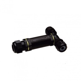 Triple conector hasta Ø13,5mm CONECTORES Negro NX Lighting B03J-X33X2A-02