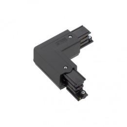 Codo 90º interior TRACK Negro INDELUZ B28G-X33X2B-02