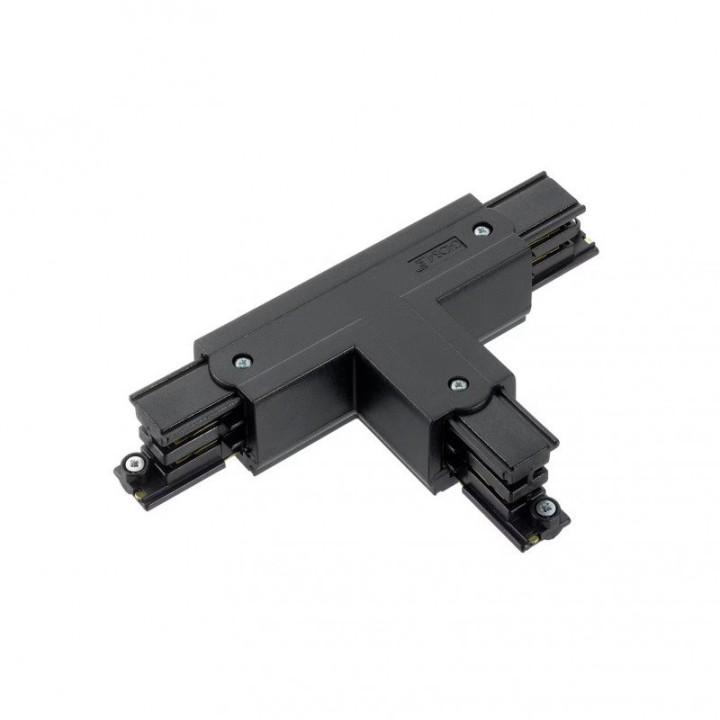 Unión T derecha TRACK Negro INDELUZ B28I-X33X2B-02
