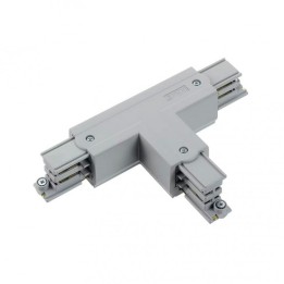 Unión T derecha TRACK Gris INDELUZ B28I-X33X2B-03
