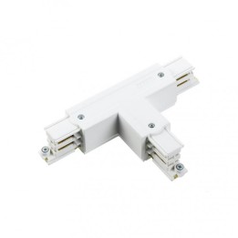 Unión T izquierda TRACK Blanco INDELUZ B28N-X33X2B-01