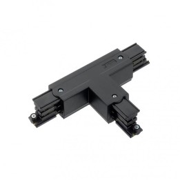Unión T izquierda TRACK Negro INDELUZ B28N-X33X2B-02