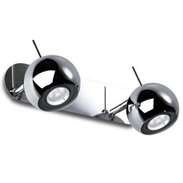 Apliques 2 Focos TRINITY LED Cromo