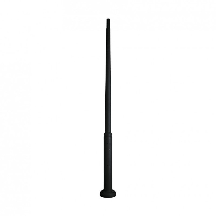 Poste TopØ60 POSTES Resina Mod. 5000mm Negro DOPO C04E-32-02