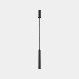 Lámpara Colgante Stylus Surfaced 300mm LED 9.7 Blanco cálido - 3000K ON-OFF Negro 412lm Leds C4 