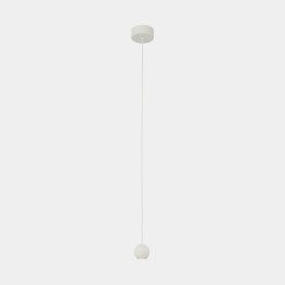 Lámpara Colgante Punto Single Surface LED 6.5 Blanco cálido - 3000K ON-OFF Blanco 329lm Leds C4 