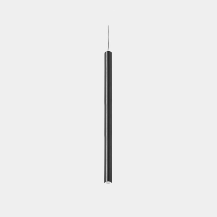 Lámpara Colgante Stylus Recessed 600mm LED 9.7 Blanco cálido - 3000K ON-OFF Negro 412lm Leds C4 