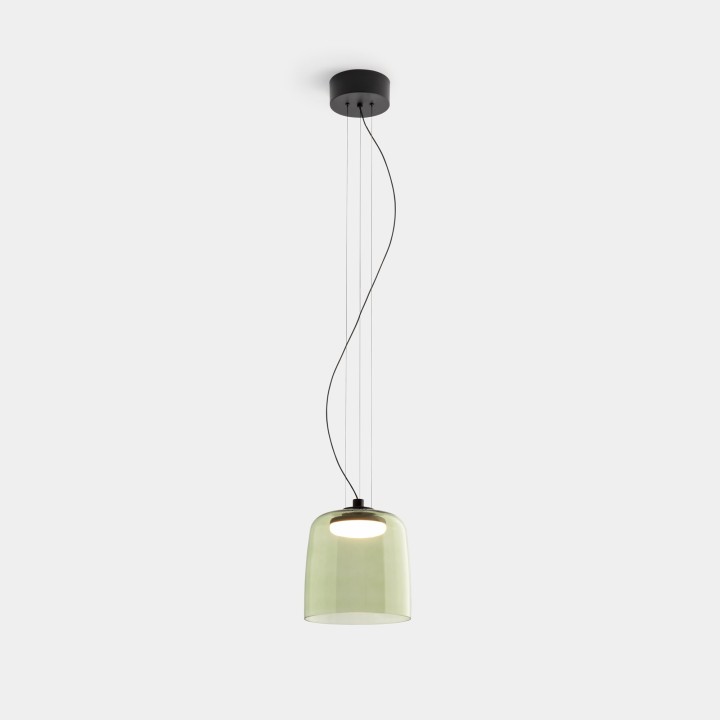 Lámpara Colgante Levels 1 Body Ø220mm LED 19 SW 2700-3000-4000K PHASE CUT Negro 1255lm Leds C4 New