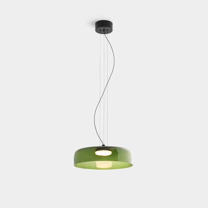 Lámpara Colgante Levels 1 Body Ø420mm LED 19 SW 2700-3000-4000K PHASE CUT Negro 1255lm Leds C4 New