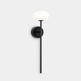 Lámpara de baño IP44 Bloom LED 7.5 Blanco cálido - 2700K ON-OFF Negro 262lm Leds C4 New