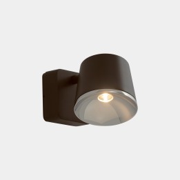Aplique Drone Single LED 8.6 Blanco cálido - 2700K ON-OFF Marrón 350lm Leds C4 