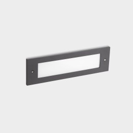 Lámpara Empotrable de pared IP66 Micenas LED Pro LED 10.8 Blanco neutro - 4000K ON-OFF Negro 779lm Leds C4 