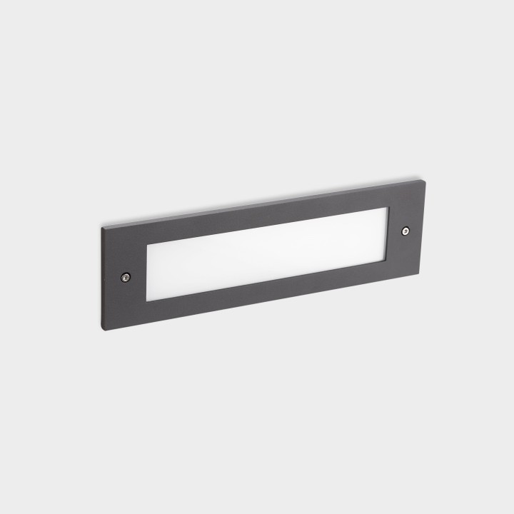 Lámpara Empotrable de pared IP66 Micenas LED Pro LED 10.8 Blanco neutro - 4000K ON-OFF Negro 779lm Leds C4 