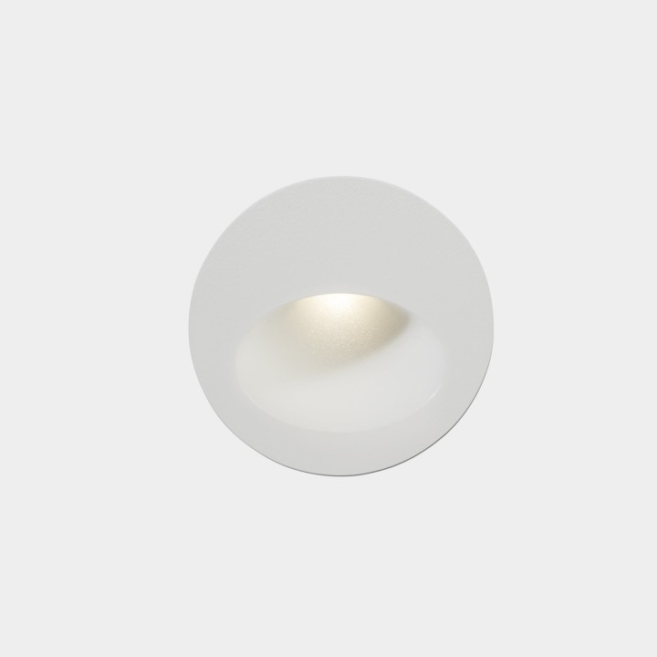 Lámpara Empotrable de pared IP66 Bat Round Oval LED 3 4000K Blanco 77lm Leds C4 New