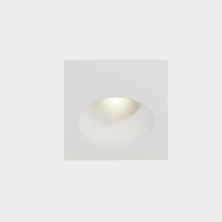 Lámpara Empotrable de pared IP66 Bat Square Oval LED 3 3000K Blanco 77lm Leds C4 New