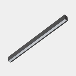 iluminación Sistema Lineal IP66-IP67 Taglio Opal Surface Wall 1004mm LED 14.7 3000K Negro 1092lm Leds C4 New