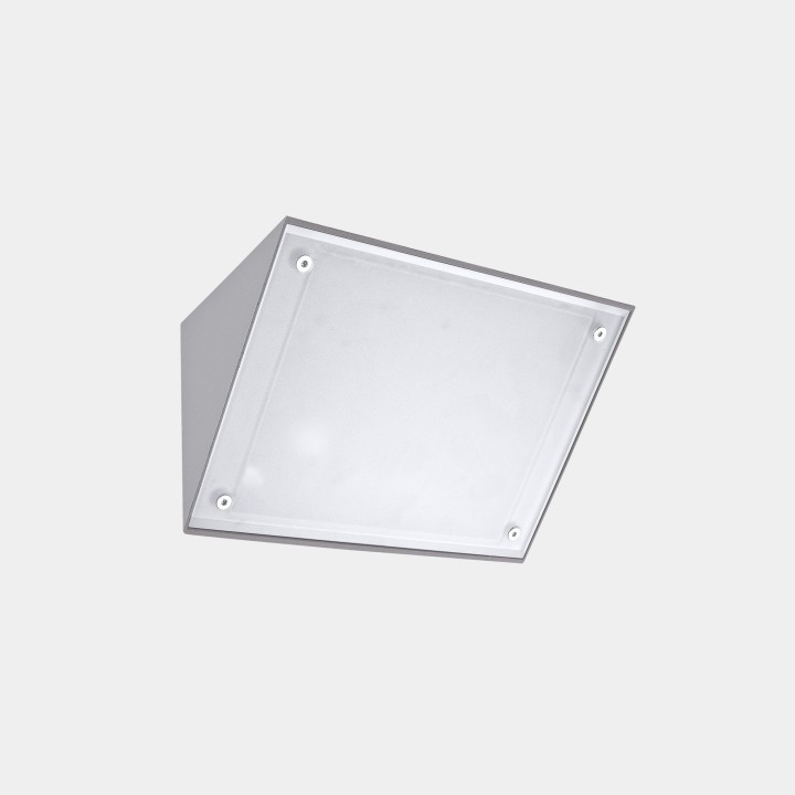 Aplique IP65 Curie Small LED 14.4 SW 2700-3200-4000K ON-OFF Gris 792lm Leds C4 New